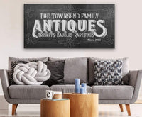 Personalized - Antiques - Canvas
