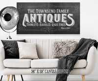 Personalized - Antiques - Canvas