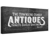 Personalized - Antiques - Canvas