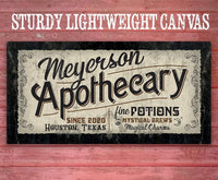 Personalized - Apothecary - Canvas