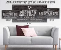 Personalized - Backstrap Bar - Canvas