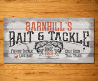 Personalized - Bait & Tackle - Canvas