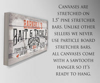 Personalized - Bait & Tackle - Canvas