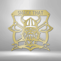 Battle Axe Plaque Personalized Gifts - Custom Metal Sign