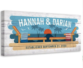 Personalized - Beach Chairs - Canvas