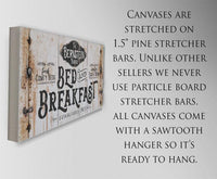 Personalized - Bed Breakfast - Canvas