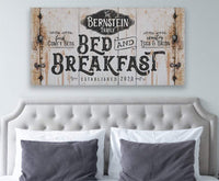 Personalized - Bed Breakfast - Canvas