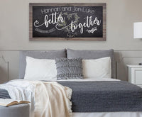 Personalized - Better Together - Canvas
