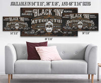 Personalized - Black Ink Tattoo - Canvas