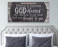 Personalized - Broken Road - Canvas