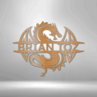 Celtic Dragon Personalized Gifts - Custom Metal Sign