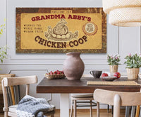 Personalized - Chicken Coop - Canvas