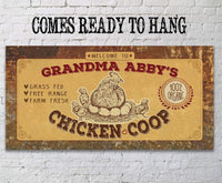 Personalized - Chicken Coop - Canvas