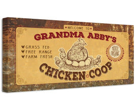 Personalized - Chicken Coop - Canvas