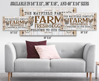 Personalized - Chicken Farm Fresh Eggs - Canvas