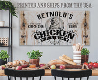 Personalized - Chicken Farm - Canvas