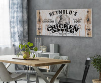 Personalized - Chicken Farm - Canvas