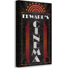 Personalized - Cinema Vertical - Canvas