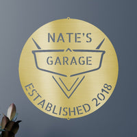 Classic Car Garage Personalized Gifts - Custom Metal Sign