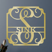 Classic Family Name Personalized Gifts - Custom Metal Sign