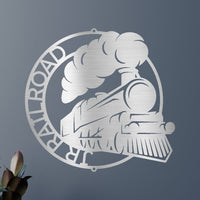 Classic Train Rail Road Ring Personalized Gifts - Custom Metal Sign