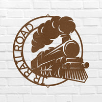 Classic Train Rail Road Ring Personalized Gifts - Custom Metal Sign