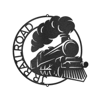 Classic Train Rail Road Ring Personalized Gifts - Custom Metal Sign