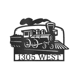 Coal Train Personalized Gifts - Custom Metal Sign