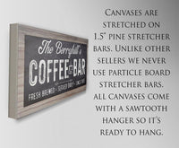 Personalized - Coffee Bar - Canvas