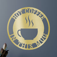 Coffee Haze Personalized Gifts - Custom Metal Sign