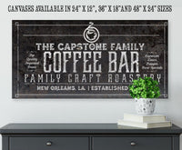 Personalized - Coffee Roasters - Canvas