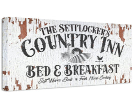 Personalized - Country Inn B&B - Canvas
