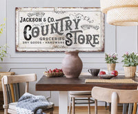 Personalized - Country Store - Canvas