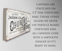 Personalized - Country Store - Canvas