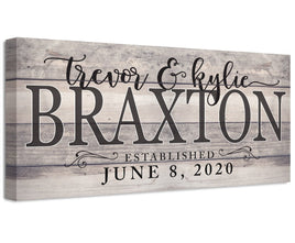 Personalized - Couple Names - Canvas