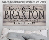 Personalized - Couple Names - Canvas