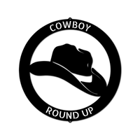 Cowboy Personalized Gifts - Custom Metal Sign