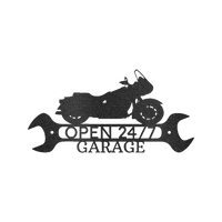 Cruiser Garage Shop Personalized Gifts - Custom Metal Sign