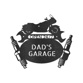 Cruiser Mechanic Garage Personalized Gifts - Custom Metal Sign