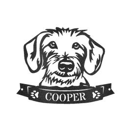 Dachshund Face Personalized Gifts - Custom Metal Sign