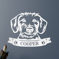 Dachshund Face Personalized Gifts - Custom Metal Sign