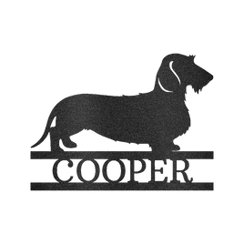 Dachshund Personalized Gifts - Custom Metal Sign