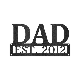 Dad Personalized Gifts - Custom Metal Sign