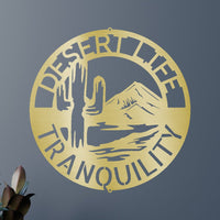 Desert Life Personalized Gifts - Custom Metal Sign