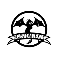 Dragon Banner Personalized Gifts - Custom Metal Sign