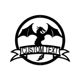 Dragon Banner Personalized Gifts - Custom Metal Sign