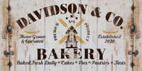 Personalized - Family Bakery - Canvas