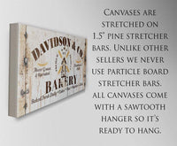 Personalized - Family Bakery - Canvas