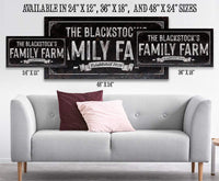 Personalized - Family Farm - Canvas