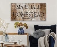 Personalized - Family Homestead - Canvas